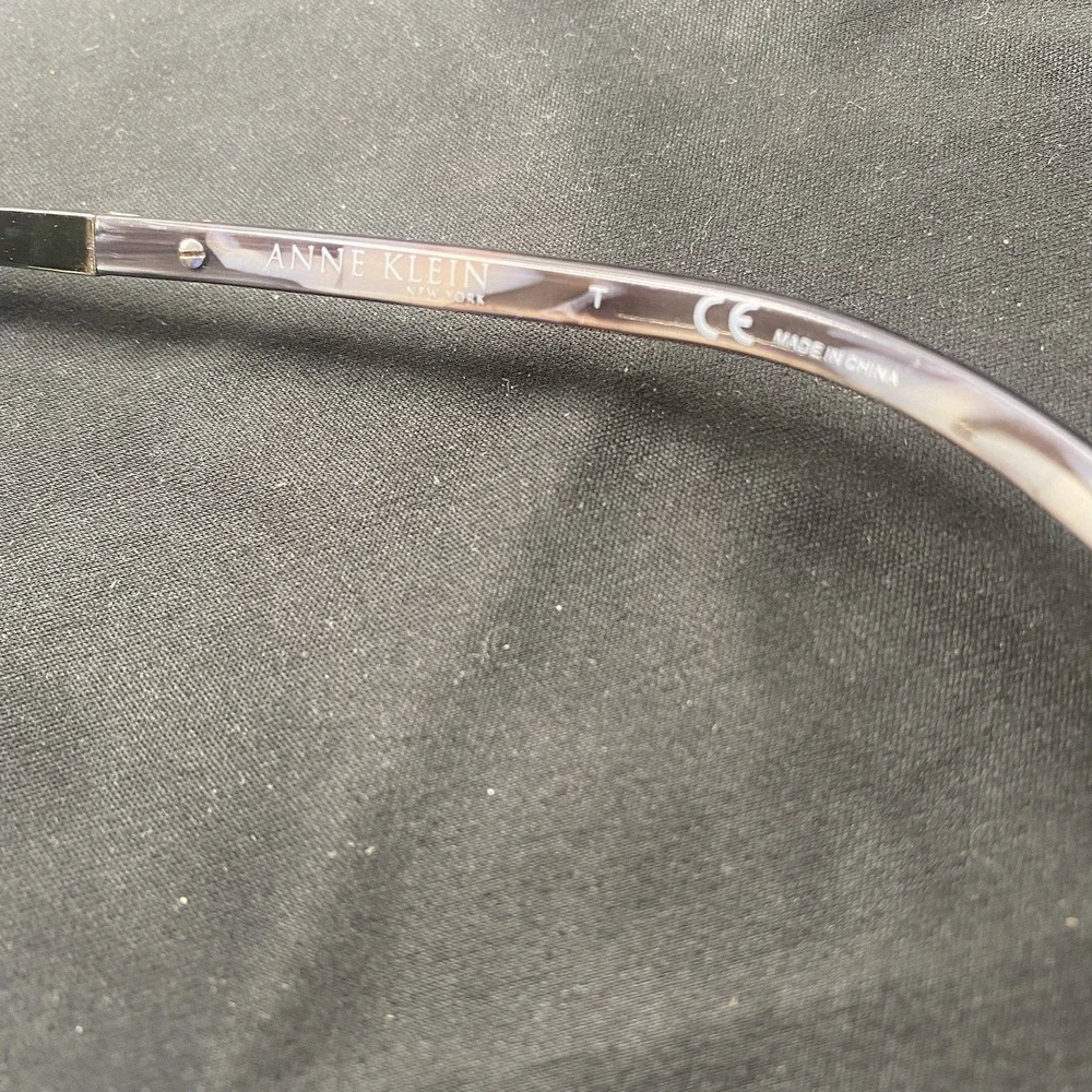 Anne Klein Sunglasses Women FRAME ONLY AK4124 58-16-130 Silver Brown 691 - Picture 12 of 16